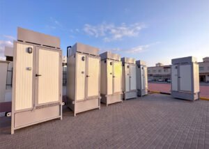 group of portable prefabricated toilet Dubai, Abu Dhabi, UAE