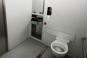 electronic toilet