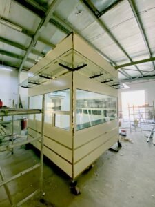 Security Cabin Canopy Glass | Security Guard Hut Abu Dhabi, UAE